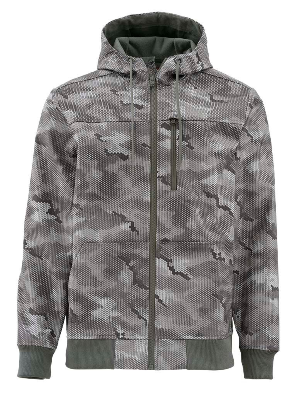 Simms Rogue Fleece Hoody Hex Camo Simms Rogue Fleece Hoody Hex Camo